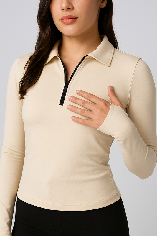 DUTCH BEIGE LONG SLEEVED WITH THUMB HOLE