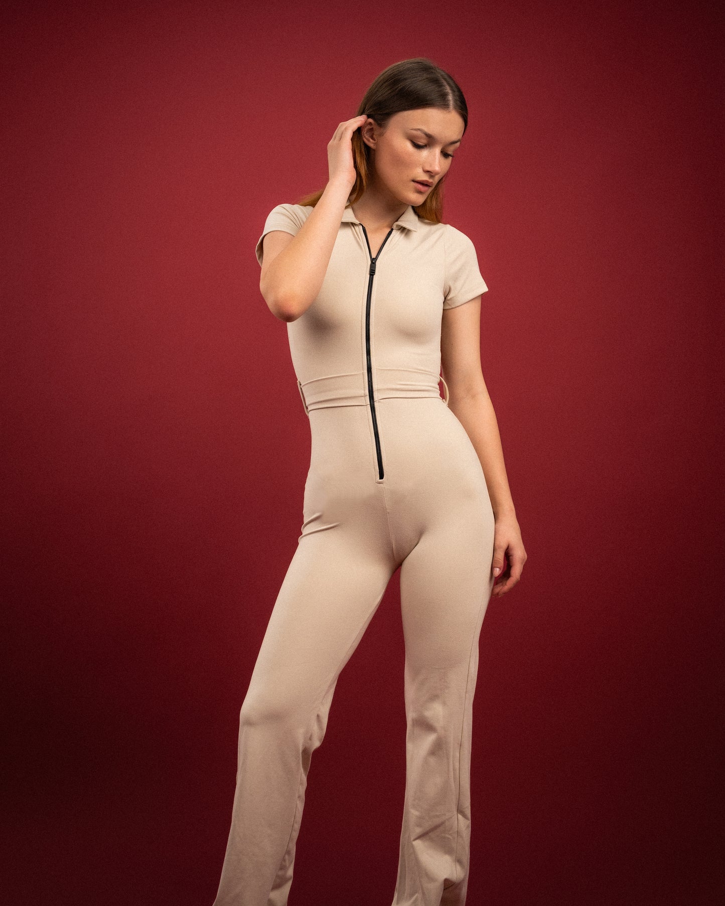 DUTCH BEIGE JUMP SUIT