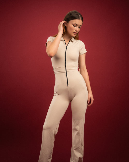 DUTCH BEIGE JUMP SUIT