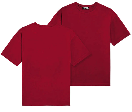 RED BLANK TEE